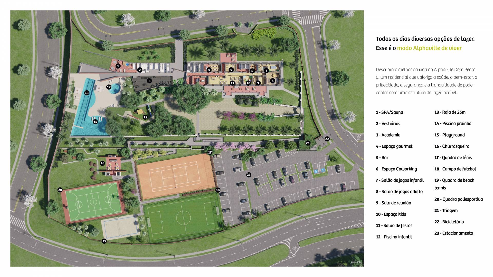 Alphaville Dom Pedro Zero-373 Lotes Residenciais a partir De 400m²